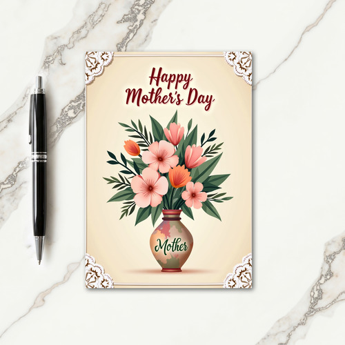 Vintage Mothers Day Image Card