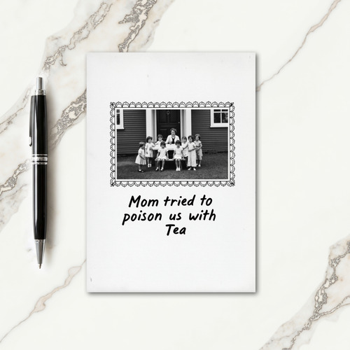Vintage Mothers Day Tea Poison Card
