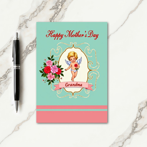 Vintage Mothers Day Wishes Card