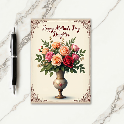 Vintage Mothers Love Message Card