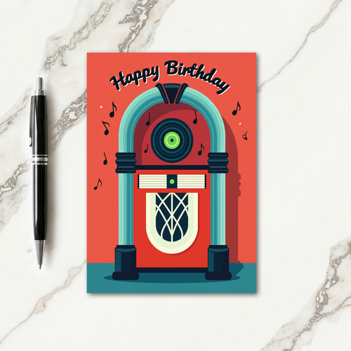 Vintage Player Birthday Card