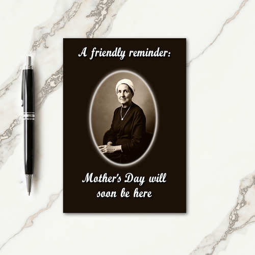 Vintage Portrait Mothers Day Card