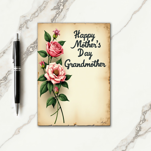 Vintage Rose Mother Card