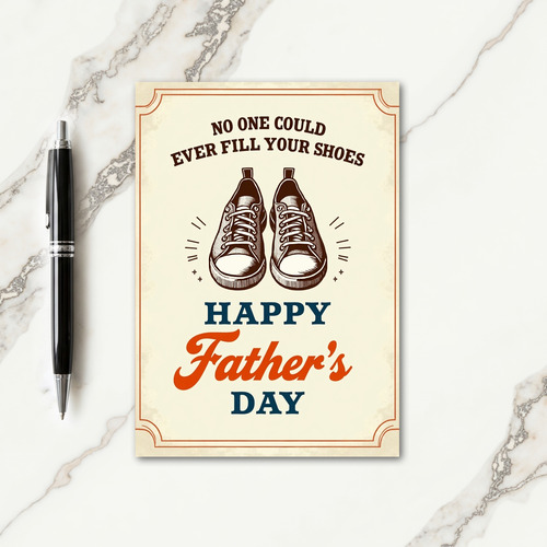 Vintage Shoes Fathers Day Card