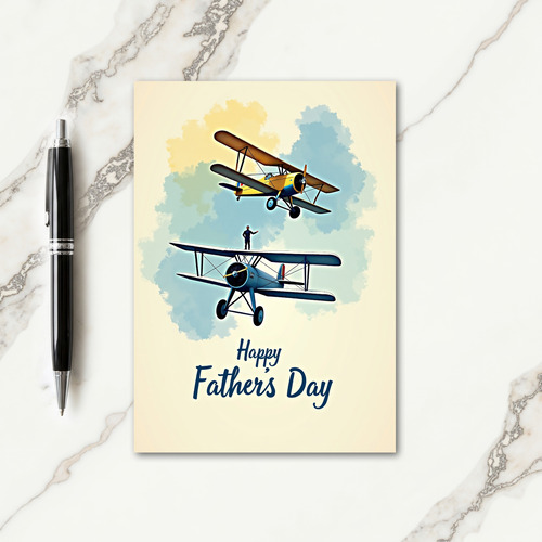 Vintage Sky Fathers Day Card