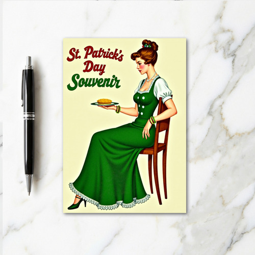 Vintage Souvenir Holiday Card