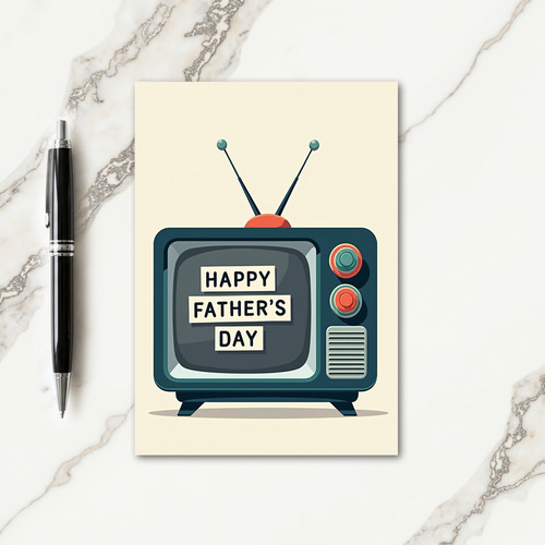 Vintage Style Fathers Day Card