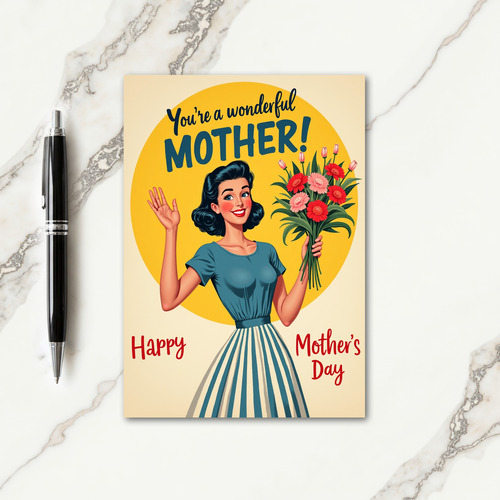 Vintage Sweet Mothers Day Card