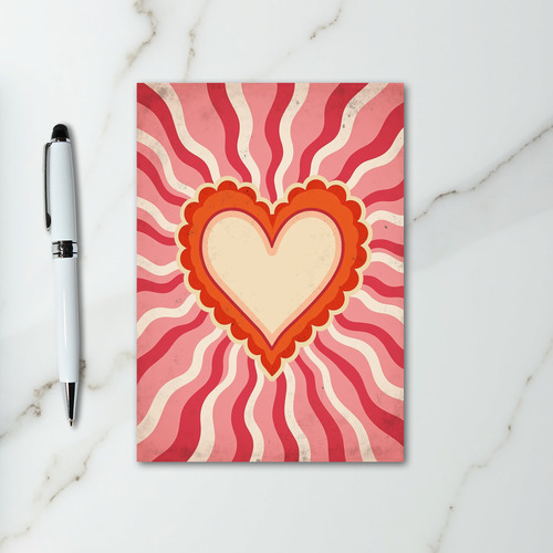 Vintage Valentine Heart Card