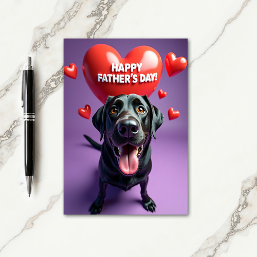 Violet Loving Fathers Day Card