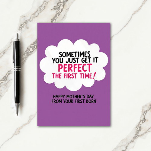 Violet Mothers Day Thought Card