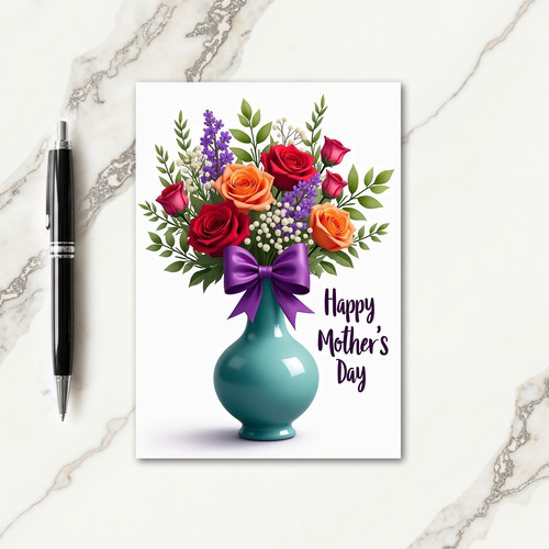 Violet Mothers Day Wish Card