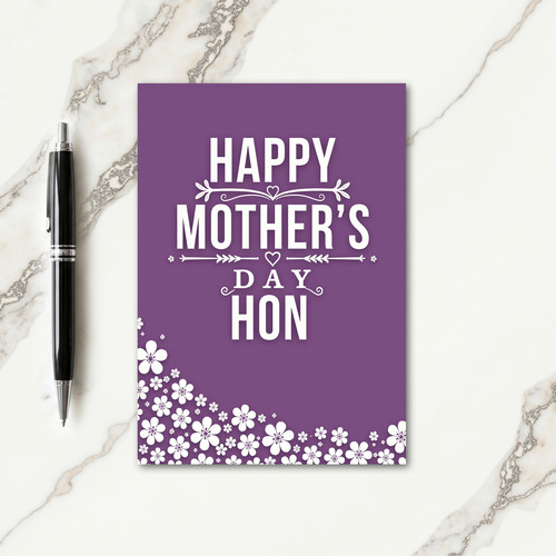 Violet Sweet Mothers Day Card