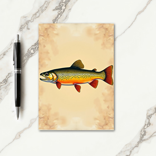 Vivid Aquatic Fathers Day Card