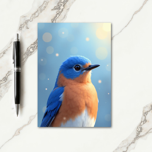 Vivid Bird Birthday Card