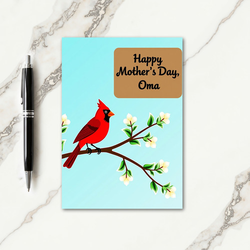 Vivid Bird Special Day Card