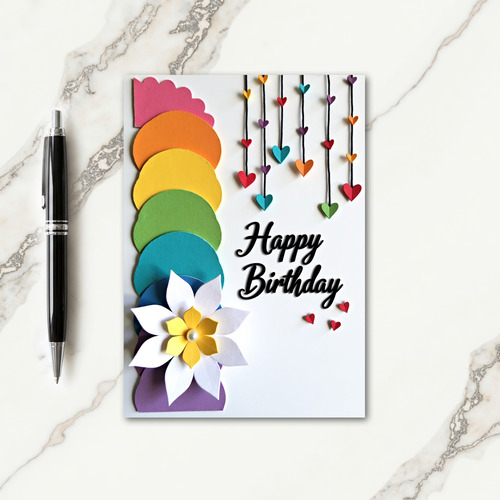 Vivid Birthday Colors Card