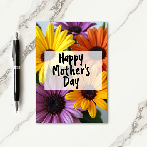 Vivid Blossom Mothers Day Card