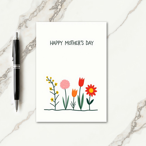 Vivid Flora Mothers Day Card