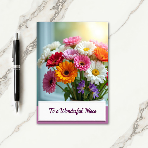 Vivid Hues Mothers Day Wish Card