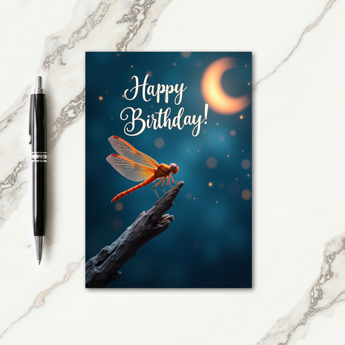 Vivid Insect Birthday Card