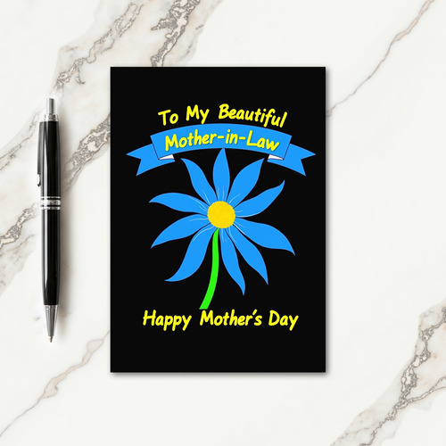 Vivid Mothers Day Bloom Design Card