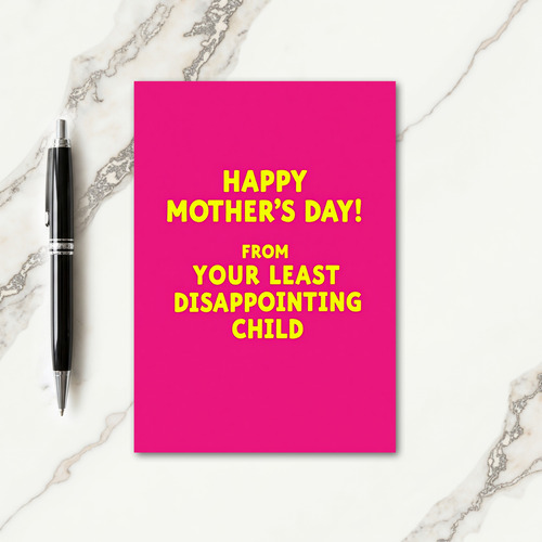 Vivid Mothers Day Child Card