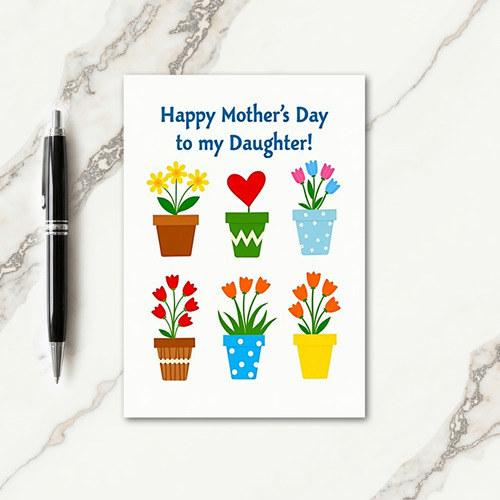 Vivid Mothers Day Design Card
