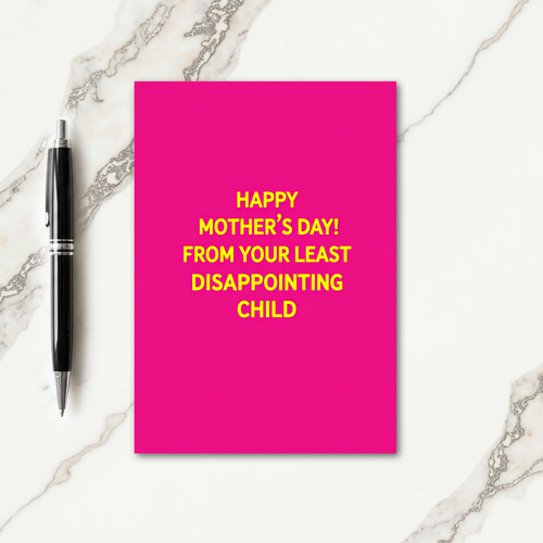 Vivid Mothers Day Greeting Card