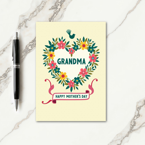 Vivid Mothers Day Illustration Card