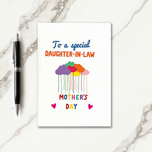 Vivid Mothers Day Shapes Card