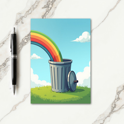Vivid Rainbow Birthday Card