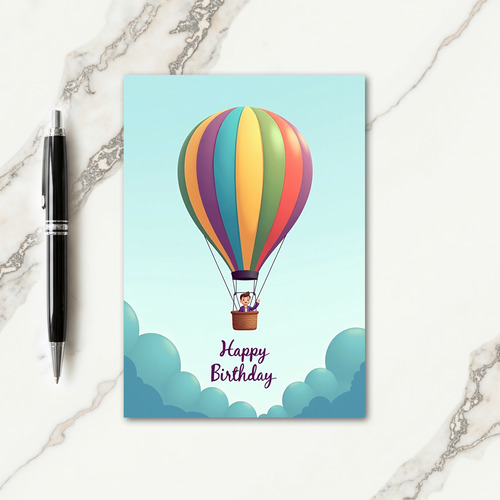 Vivid Sky Birthday Card
