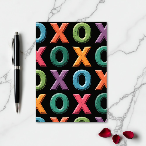 Vivid Xo Pattern Card