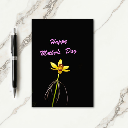 Vivid Yellow Mothers Day Card