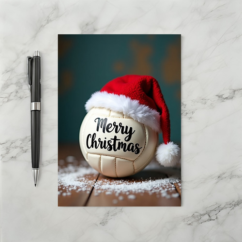 Volleyball Christmas Card