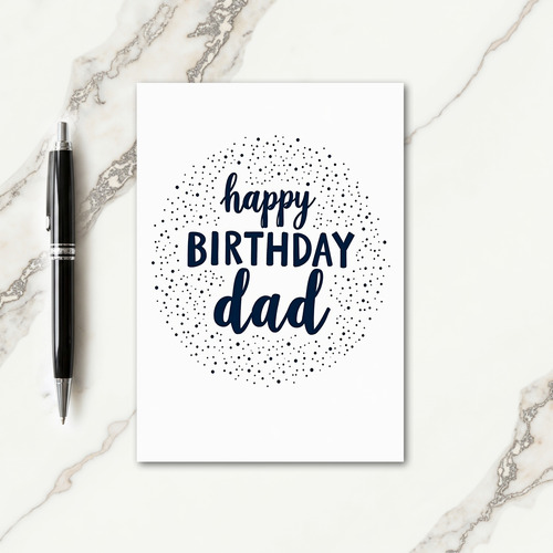 Warm Birthday Script Font Card