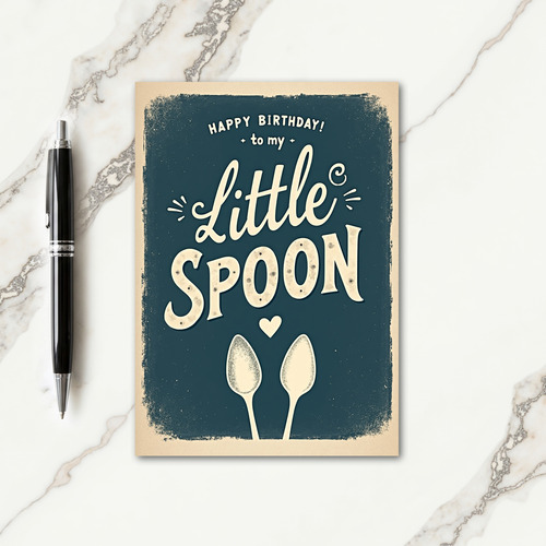 Warm Birthday Vintage Text Card