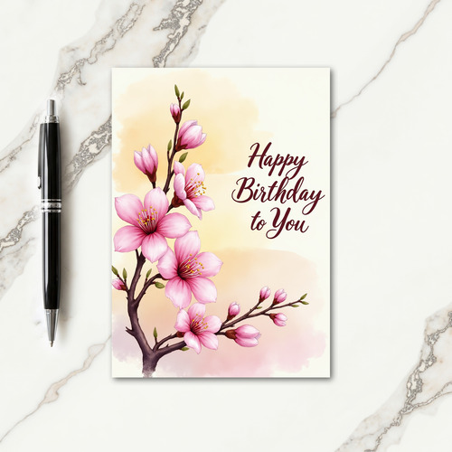 Warm Birthday Wishes Card