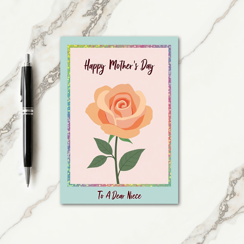 Warm Blush Mothers Day Card