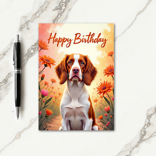 Warm Canine Birthday Card