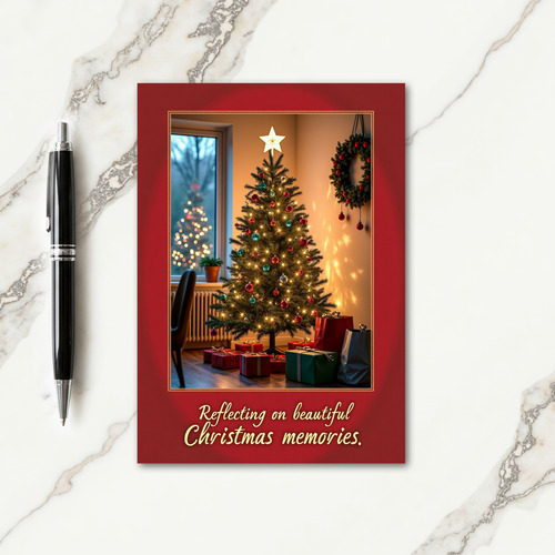 Warm Christmas Interior Card