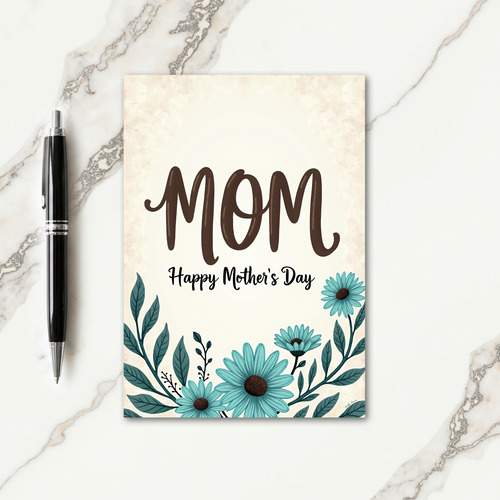 Warm Cocoa Mom Mothers Day Card