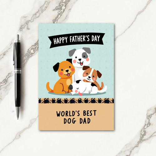 Warm Family Fathers Day Card