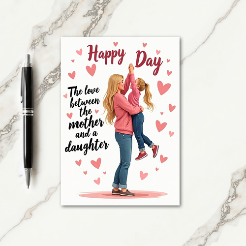 Warm Family Mothers Day Card