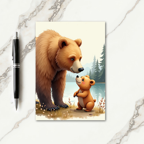 Warm Fathers Day Forest Card