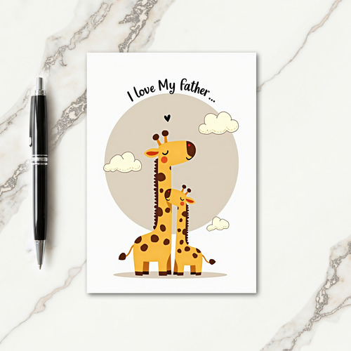 Warm Fathers Day Love Card