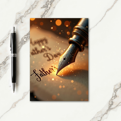 Warm Fathers Day Message Card