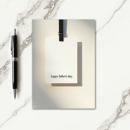 Warm Fathers Day Moment Card
