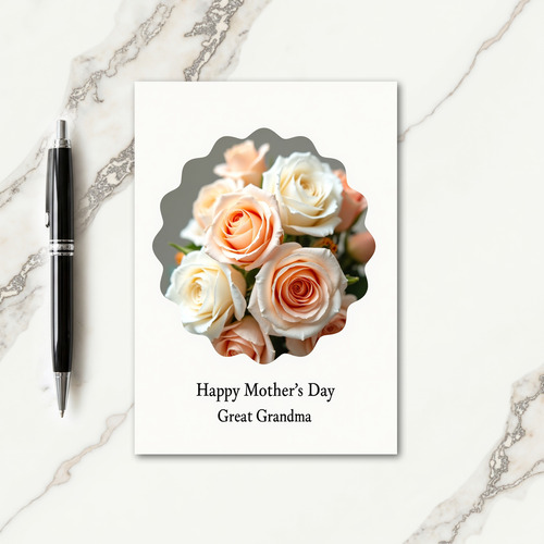 Warm Floral Mother Card